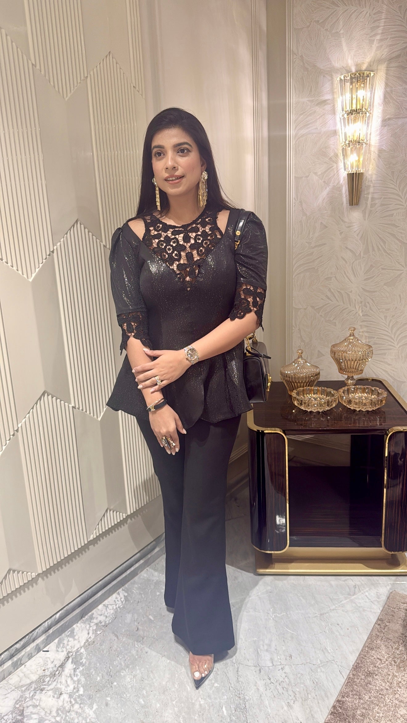 Black Princess line top with Croatia detailings