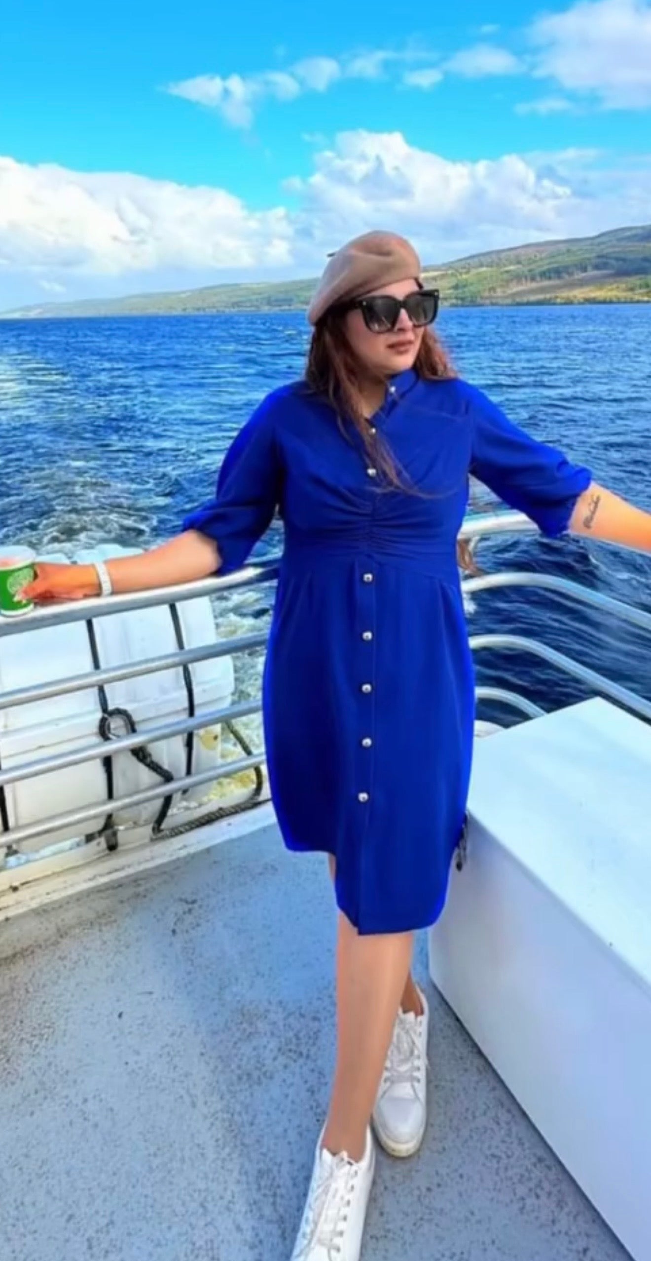 @mbm_makeup_studio in our Bespoke Comfortable  Vacation Wear Dress.